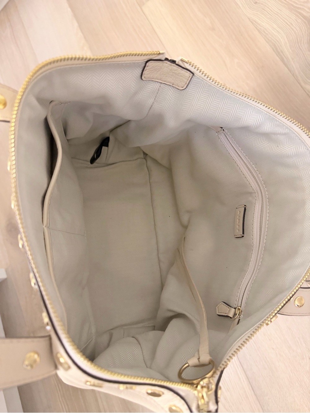 Aimee Jagger tote Leather Stud-Trim Tote Bag - Picture 6 of 11